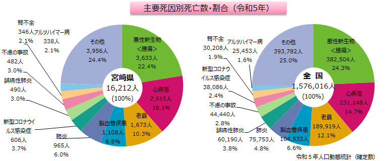 循環器疾患 (心疾患・脳血管疾患) | 宮崎県健康づくり推進センター