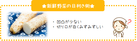 新鮮野菜の目利き術